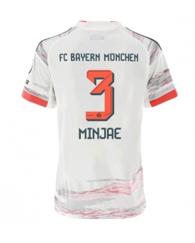 Bayern Munich Kim Min-jae #3 Maglia Gara Trasferta Repliche 2025-26 Donna Maniche Corte